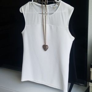White Calvin Klein Blouse